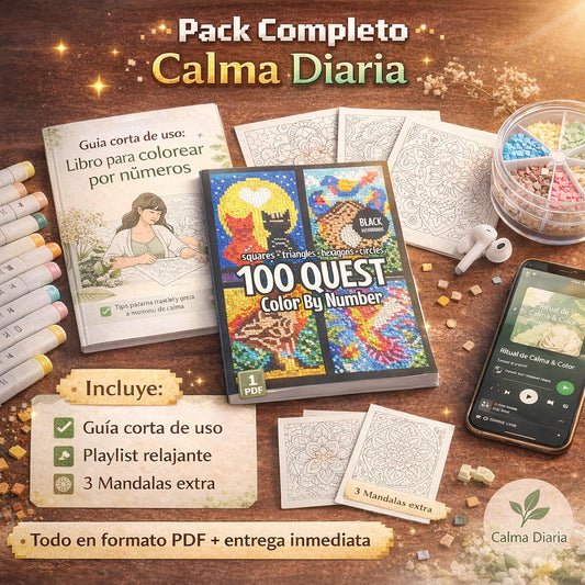 Coloreá y Apagá Tu Mente/ +100 Dibujos