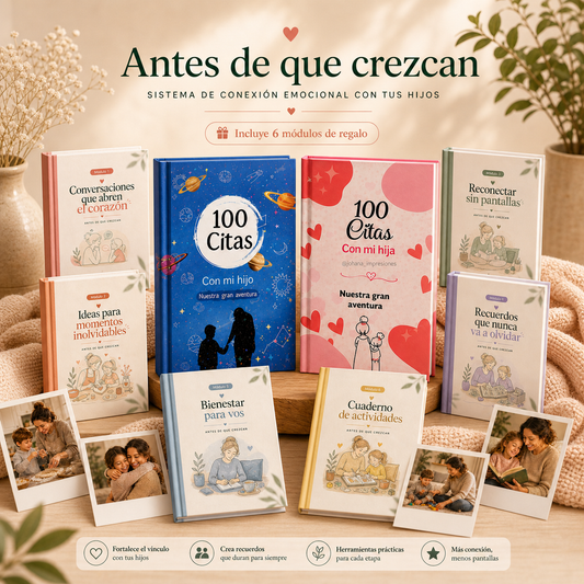 Antes de que crezcan – Sistema de conexión emocional con tus hijos